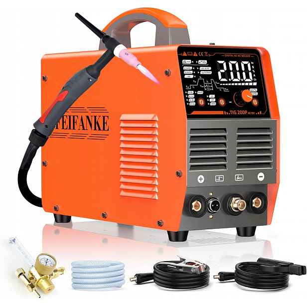 Svařovací stroj Feifanke Wig Ac DC 230 V 200 A invertorový 7v1 s displejem