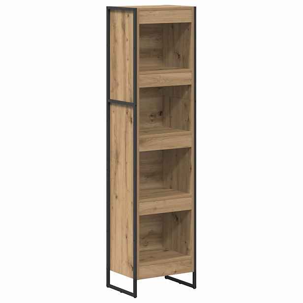 vidaXL Knihovna 40 x 30 x 155 cm Kompozitní dřevo Umělecký dub