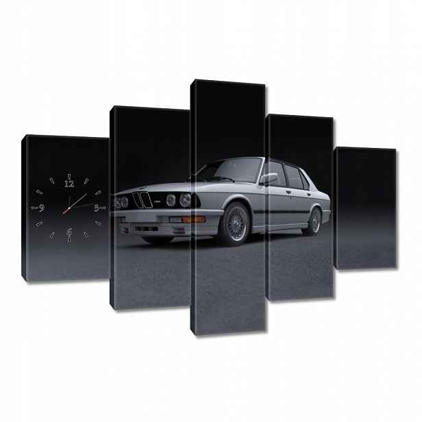 Nástěnné hodiny 150x105 Bmw M5 Žralok Klasika