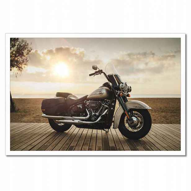 Plakáty v rámu 60x40 Harley Davidson Motocykl