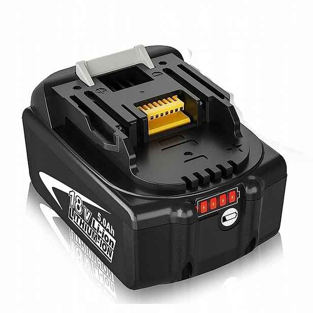 Akumulátor pro Makita 18V BL1860B BL1850 Baterie 5000 mAh Led