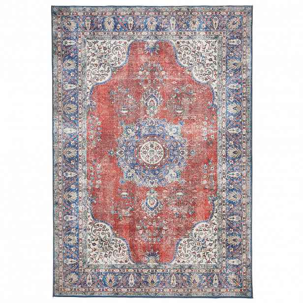 Novel VINTAGE KOBEREC, 130/200 cm, vícebarevná, červená