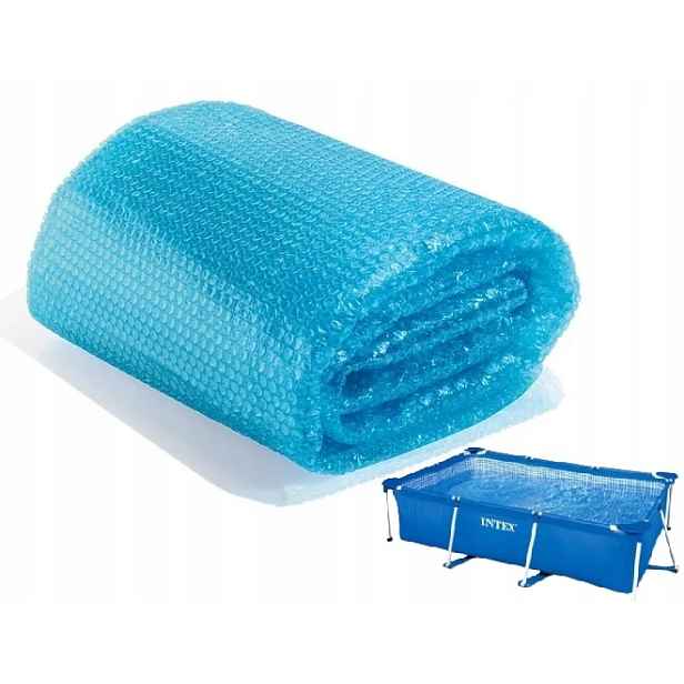 Pevný solární krycí plachta pro bazén Intex Metal Frame bazén 260x160x65