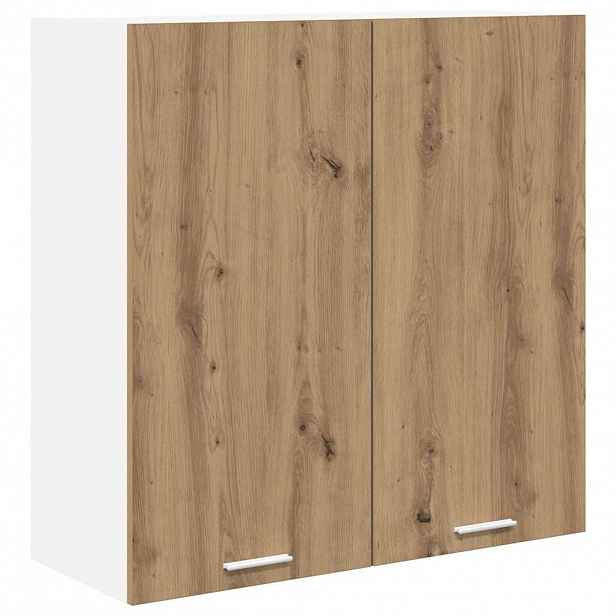 vidaXL Závěsná skříňka Artisanový dub 80 x 31 x 80 cm Kompozitní dřevo