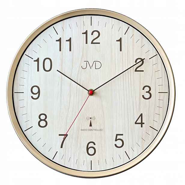 Elegantní Nástěnné Hodiny Jvd RH17.2 fi 33 cm DCF77
