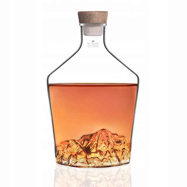 Karafa na whisky Mount Blanc Topografická