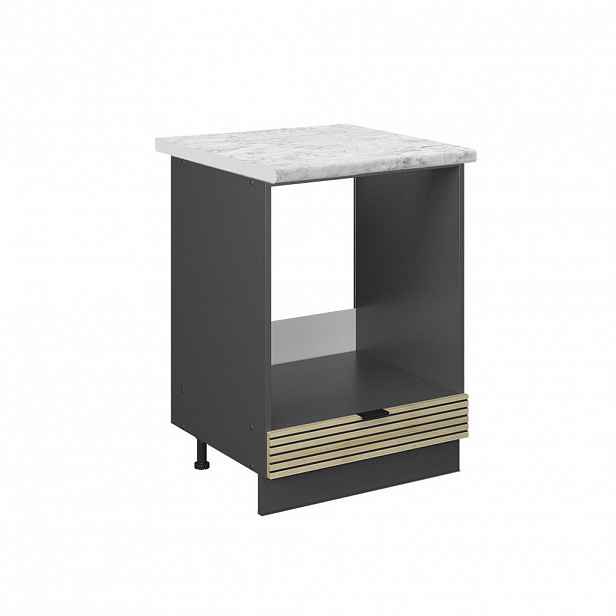 Vicco SKŘÍŇKA NA VESTAVĚNOU TROUBU Fame-Line Dubový panel 60 cm , PD Mramor