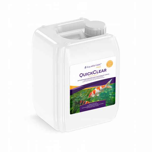 Klarování vody v jezírku Aquaforest Pond Quick Clear 5 l