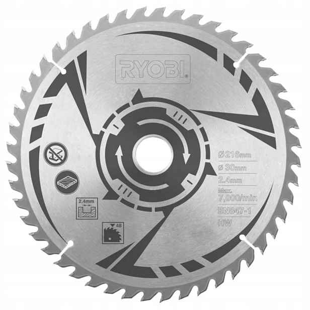 Ryobi Vidiový Kotouč 216 mm/48 zubů SB216T48A1 pro šikmé zuby