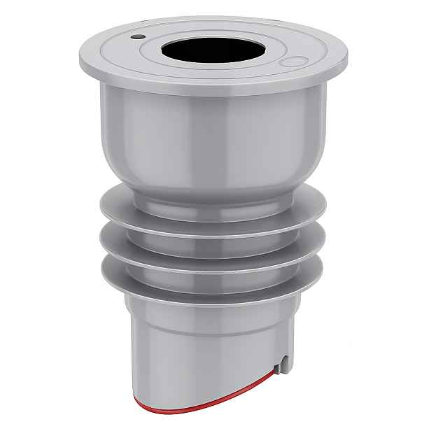 Eco produkty Manžeta s magnetickou zpětnou klapkou pro připojení pračky; myčky a kondenzátů do trubky 40 mm (pro otvor 35 - 40 mm)
