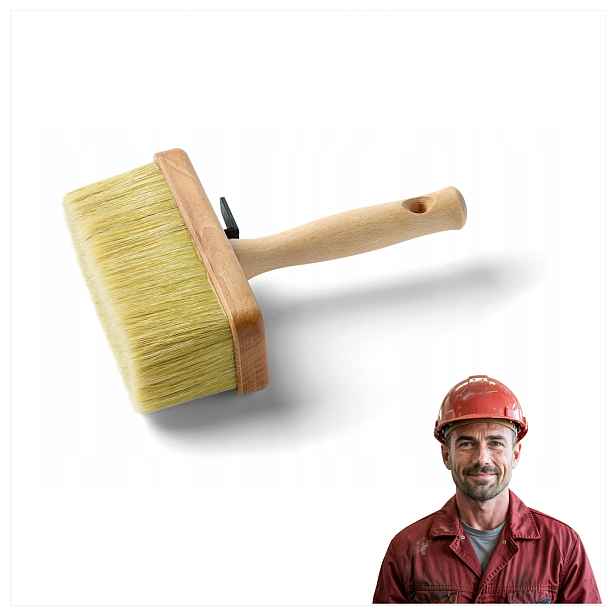 Štětec malířský plochý zárohák chlapák tapetovací Schuller 190mm