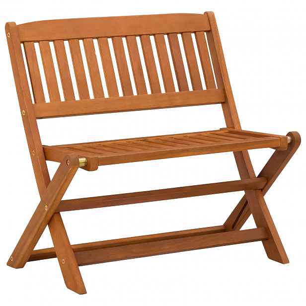 vidaXL Dětská lavička 1 -Seater 61 x 38 x 57 cm Hnědá Skládací