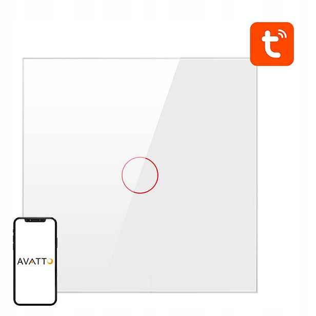 Avatto Dotykový Spínač Světla Zigbee Pro Tuya Jednopólový spínač
