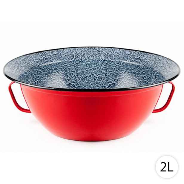 Perfect Home Smaltovaná miska, Vandlík 2L, 26cm, červená, 3819