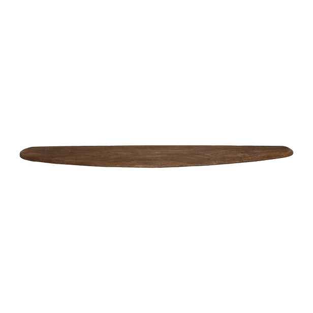 Police z mangového dřeva v tmavě přírodní barvě 80 cm Ginosu – Light & Living