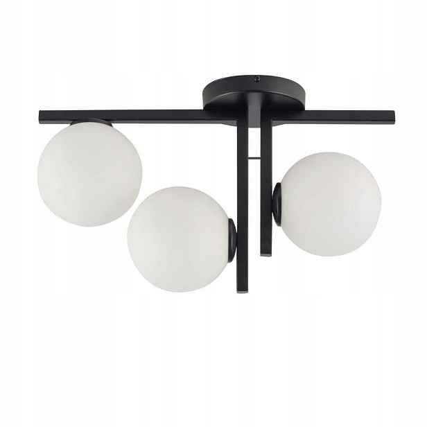 Stropní Svítidlo Černá Stropní Svítidlo 3xG9 Elegantní Minimalistická Sigma Lighting