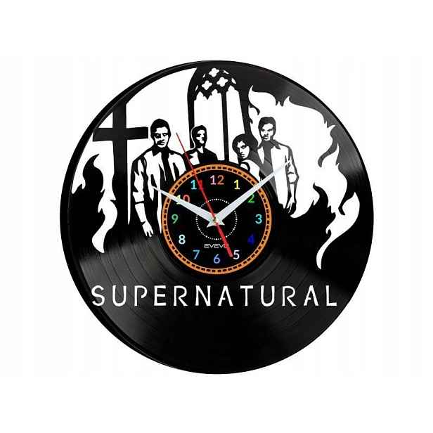 Supernatural Dekorativní Nástěnné Hodinymoderní Vinylová Deska Vinyl Na Pr