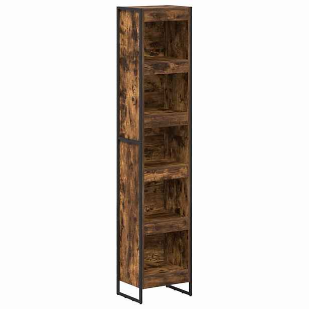 vidaXL Knihovna 40 x 30 x 189,5 cm Kompozitní dřevo Kouřový dub