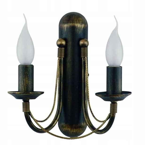 Nástěnná lampa Ares II Černá Dekorativní nad postel Nowodvorski