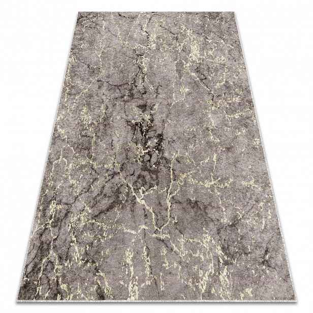 rugsX MIRO 52003.801 mycí kobereček Mramor protiskluz - šedá 80/150 cm