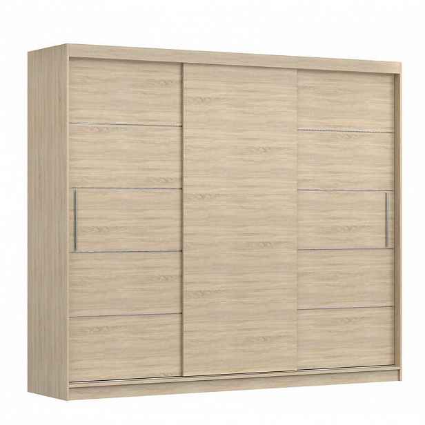 imoebel24 SKŘÍŇ s otočnými dveřmiAlba II 250 cm 250/218/61 cm, 3dveřová, dub sonoma