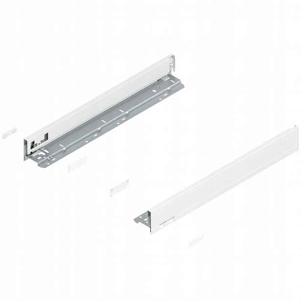BLUM770N5002SLEGRABOX boky zásuvky o výšce Nl 500 mm, hedvábně bílá matná barva