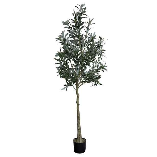 Dekorace umělý stromek olivovník s olivami Olea Tree - 15*170 cm Chic Antique