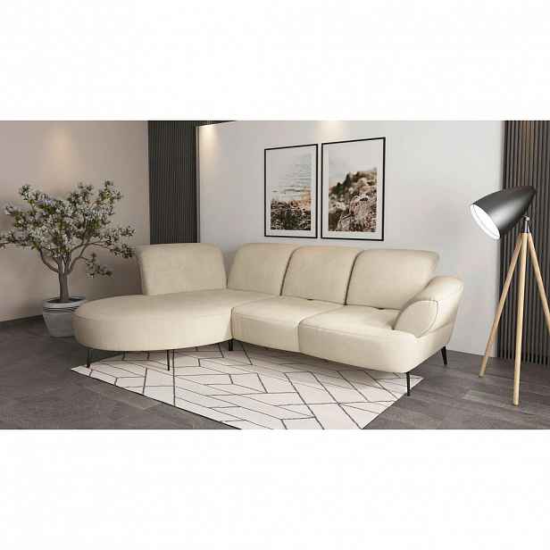 Sit & More ROHOVÁ SEDAČKA, textil, pískové barvy