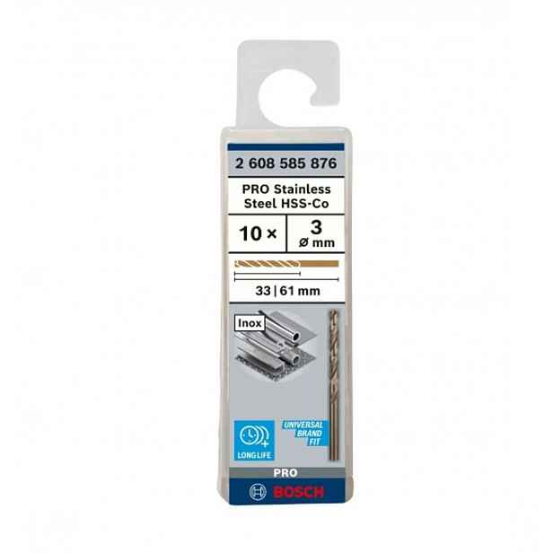 Bosch - Sada vrtáků do kovu, 3x61 mm, 10 ks 2608585876