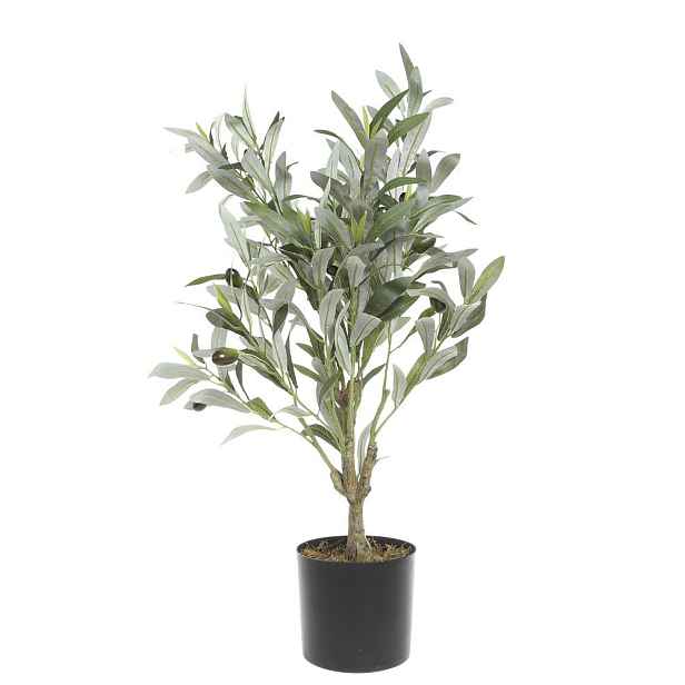Dekorace umělý stromek olivovník s olivami Olea Tree - Ø 12*73 cm Chic Antique