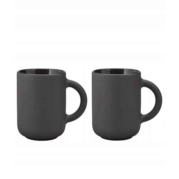 Keramické hrnky Theo 0,35 l, černé, Stelton
