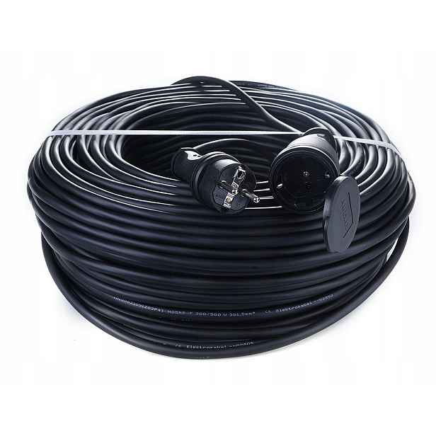 Prodlužovací Kabel 1 zásuvka, 50 m, Ow 3x1,5