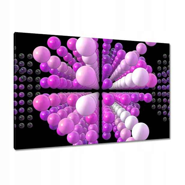 Obrazy 120x80 Fialový Matrix