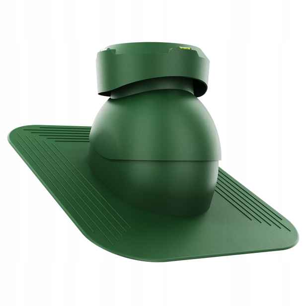 Krbový kanalizační ventilátor fi110 Pod Asfaltový Šindel/pape Zelený Ral 6020
