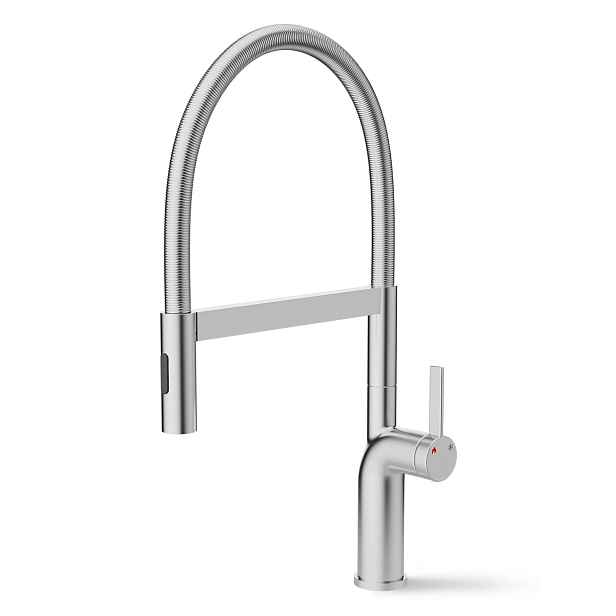 Kuchyňský Kohout S Vytahovací Sprškou Inox Kartáčovaný 360° 535 MM