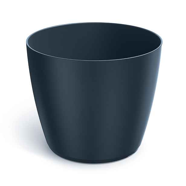 Prosperplast Plastový květináč REGULAS antracitý, varianta 13,7 cm