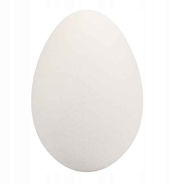 Vajíčko Velké Bílé Velurové Vánoční Dekorace Figurka 40 cm
