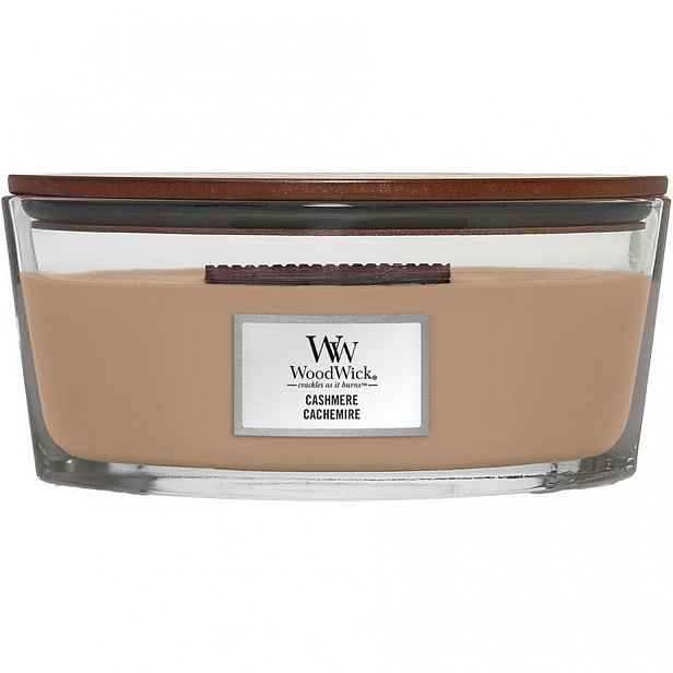 Woodwick Vonná svíčka loď Cashmere, 453 g