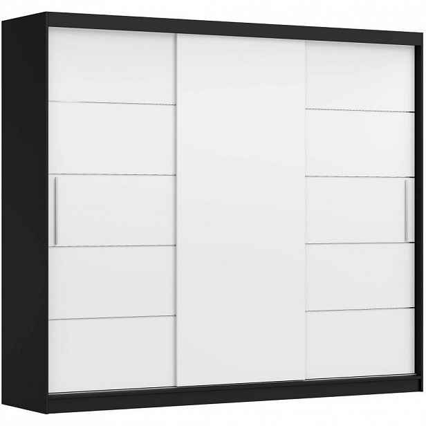 imoebel24 SKŘÍŇ s otočnými dveřmiAlba II 250 cm 250/218/61 cm, 3dveřová, bílý