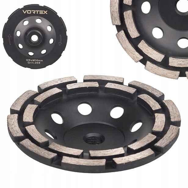 Diamantový Kotouč Hrncový Kotouč Na Broušení Betonu 125 MM Segmentový M14