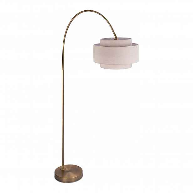 Podlahová lampa do obývacího pokoje Ložnice 180 cm Zlatá Bílá E27 Relaxdays