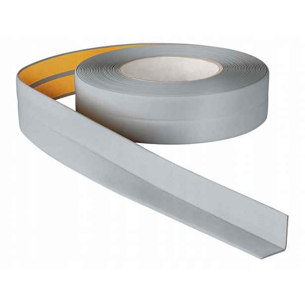 Pvc Dokončovací Lišta 18x18 15 m Šedá Metalik Elastická