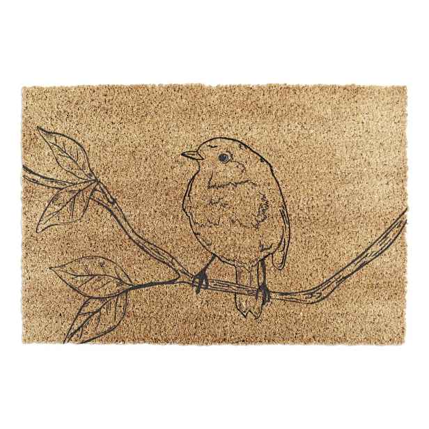 Rohožka z kokosového vlákna 40x60 cm Pencil Robin – Artsy Doormats