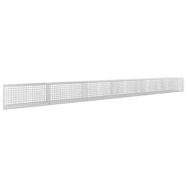 vidaXL Gabion s drátem 3,5 mm a síťkou 5x5 cm 600x50x50 cm