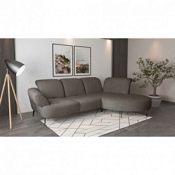 Sit & More ROHOVÁ SEDAČKA, textil, jílová barva