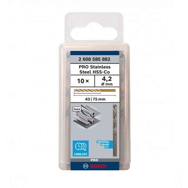 Bosch - Sada vrtáků do kovu, 4,2x75 mm, 10 ks 2608585882