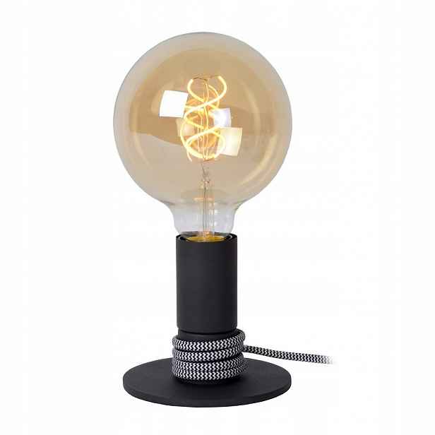 Černá stolní lampa Marit s teplým leskem do kanceláře 01/30/Lucide
