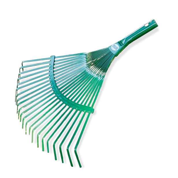 Hrábě Na Listí 22 Zubů Kovová Ocelová Hlava 40 CM