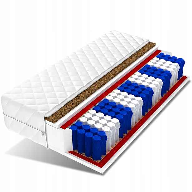 Matrace Home Plus 80x200 pocket 9 zón kokos
