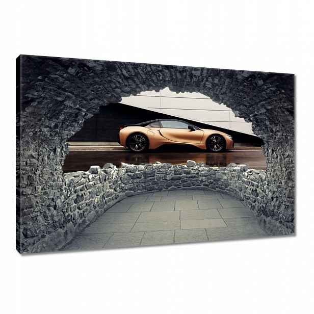 Obrazy 120x80 Zlaté Bmw Auto